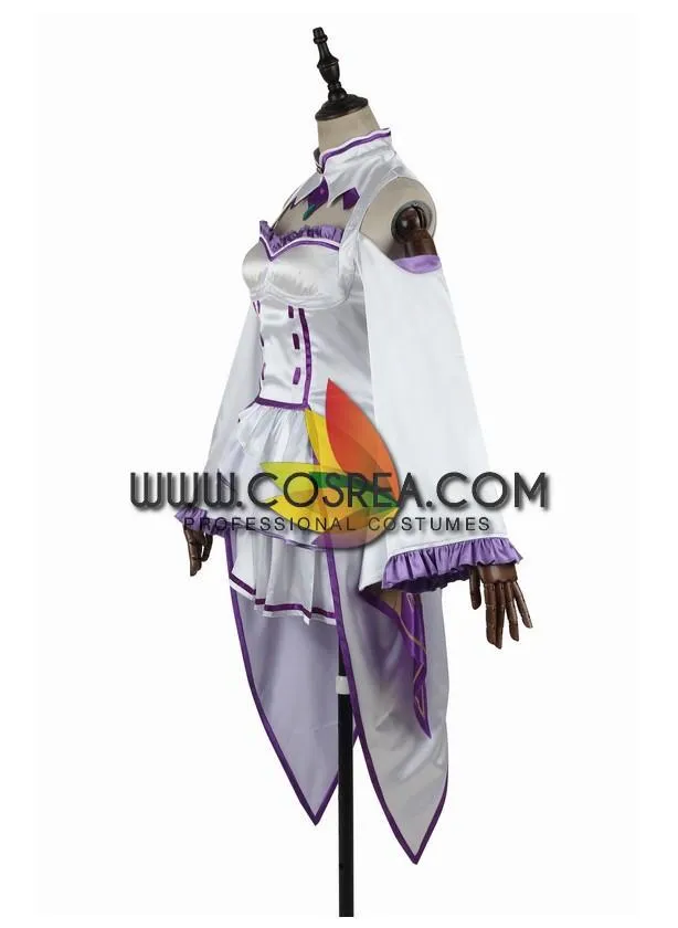 ReZero Emilia Cosplay Costume