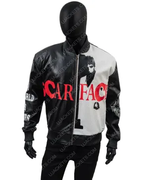 Scarface Al Pacino Jacket | Tony Montana Black Leather Jacket | 15% OFF