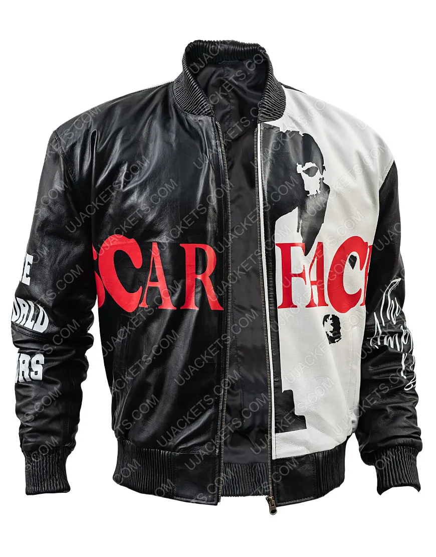 Scarface Al Pacino Jacket | Tony Montana Black Leather Jacket | 15% OFF