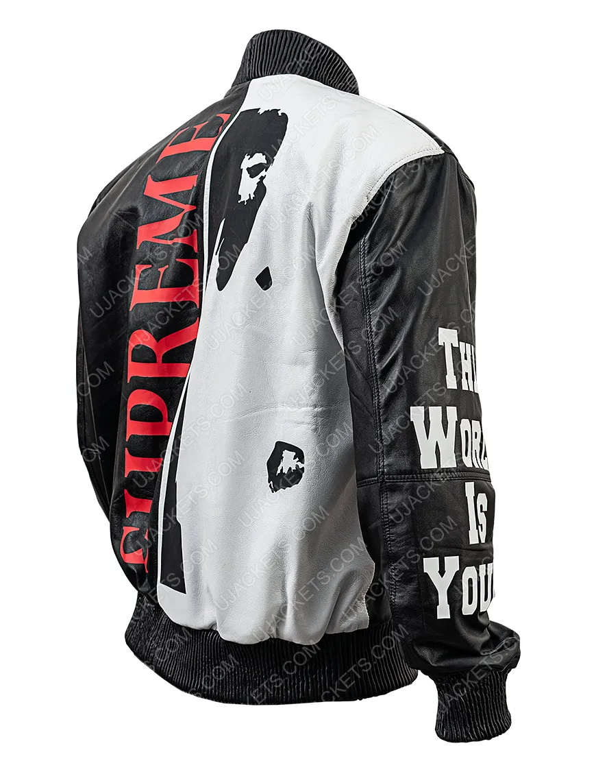 Scarface Al Pacino Jacket | Tony Montana Black Leather Jacket | 15% OFF