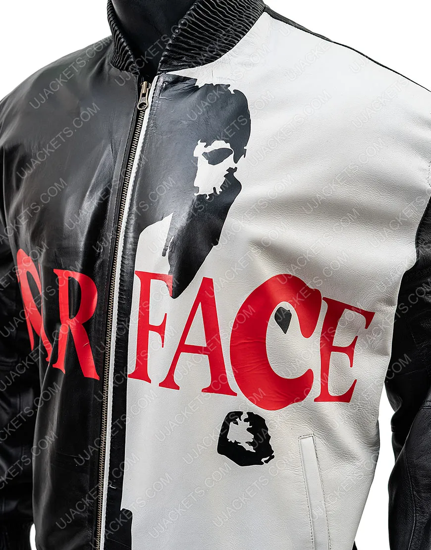 Scarface Al Pacino Jacket | Tony Montana Black Leather Jacket | 15% OFF