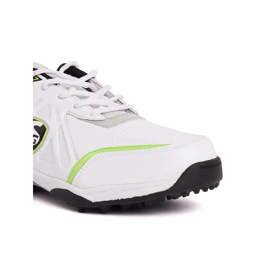 SG Men's Scorer 5.0 Rubber Stud Cricket Shoe (White/Black/Lime)