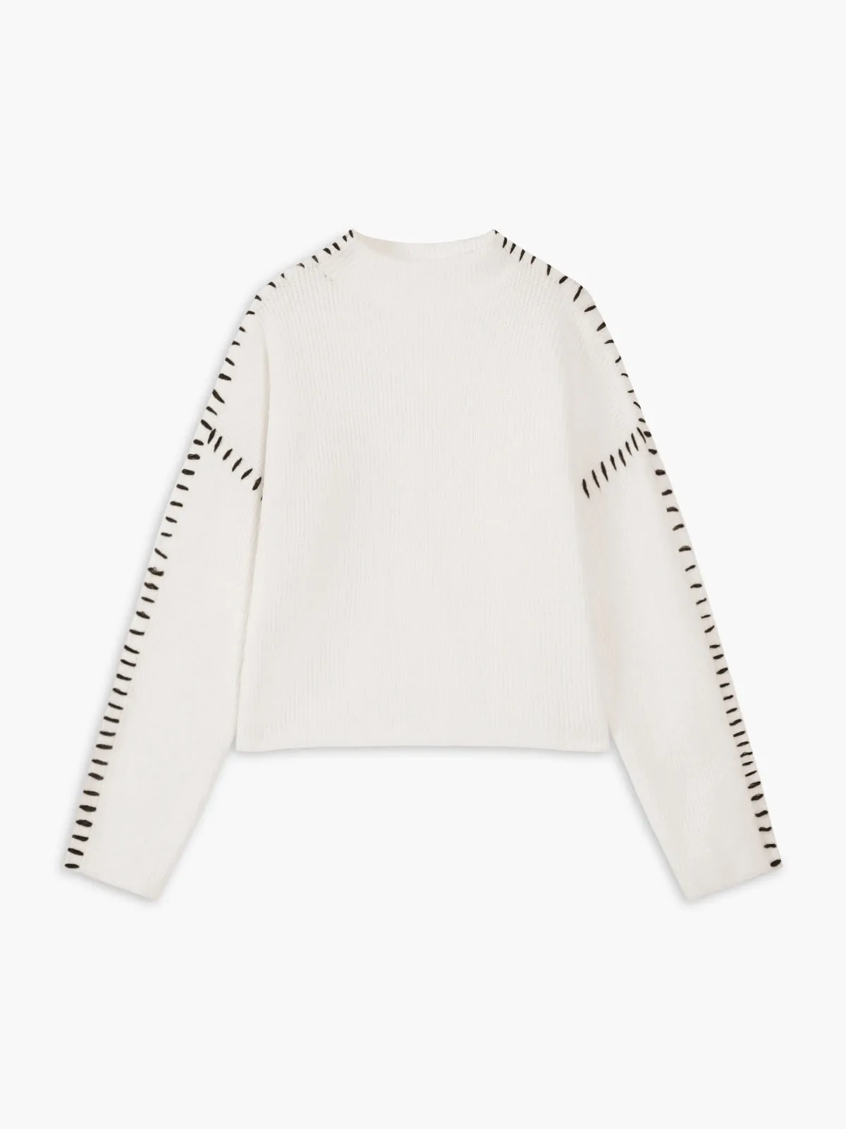 Shift The Focus Oversized Mock Neck Sweater