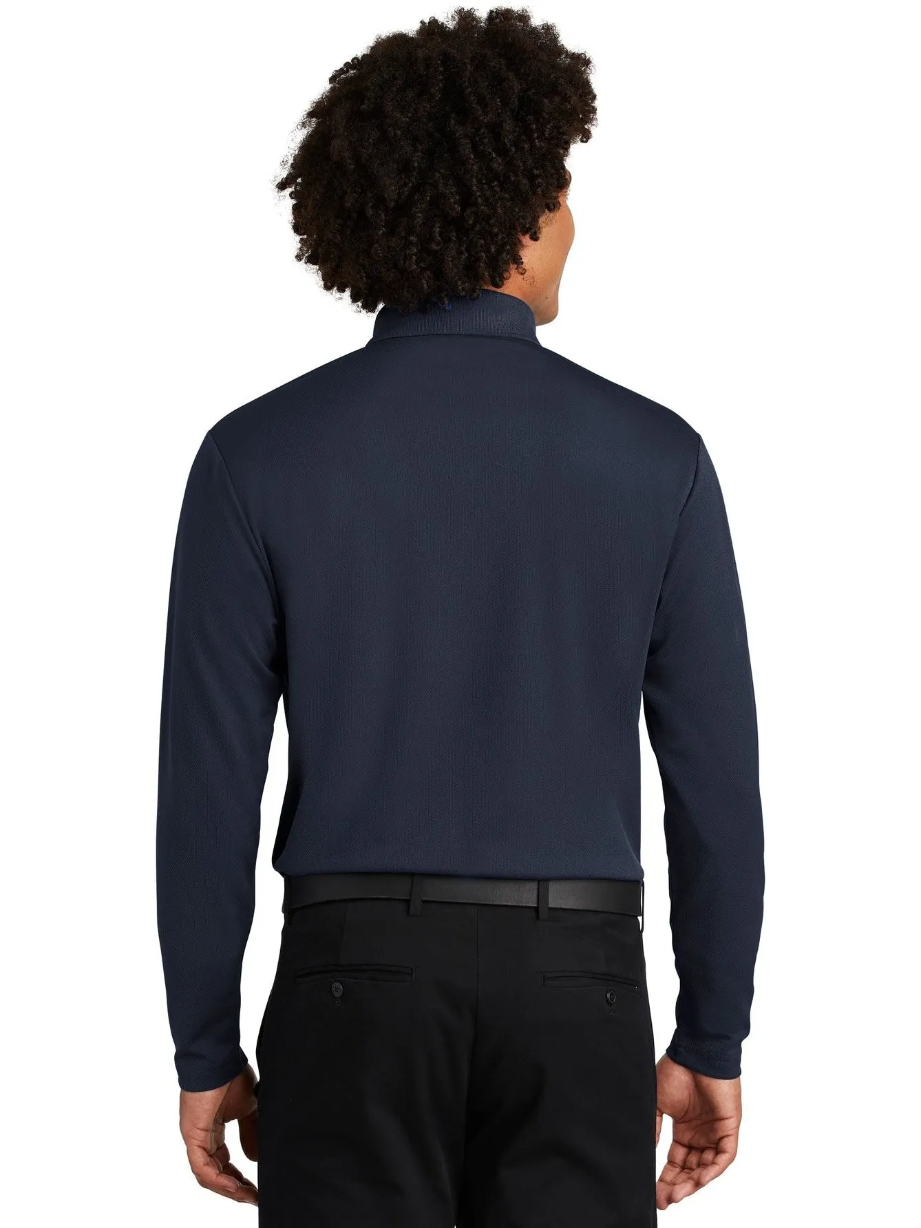 Sport-TekPosiChargeRacerMeshLong Sleeve Polo