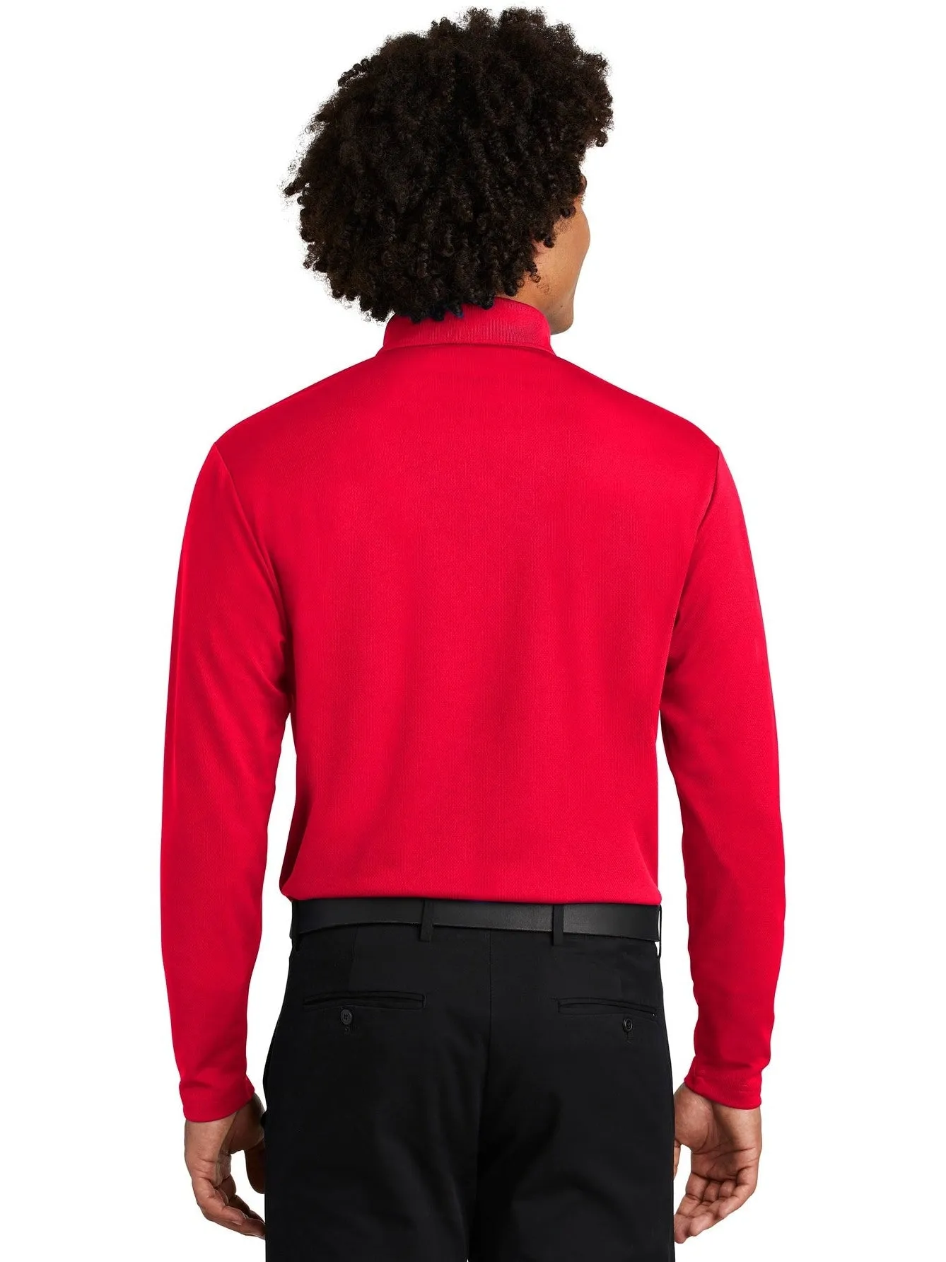 Sport-TekPosiChargeRacerMeshLong Sleeve Polo