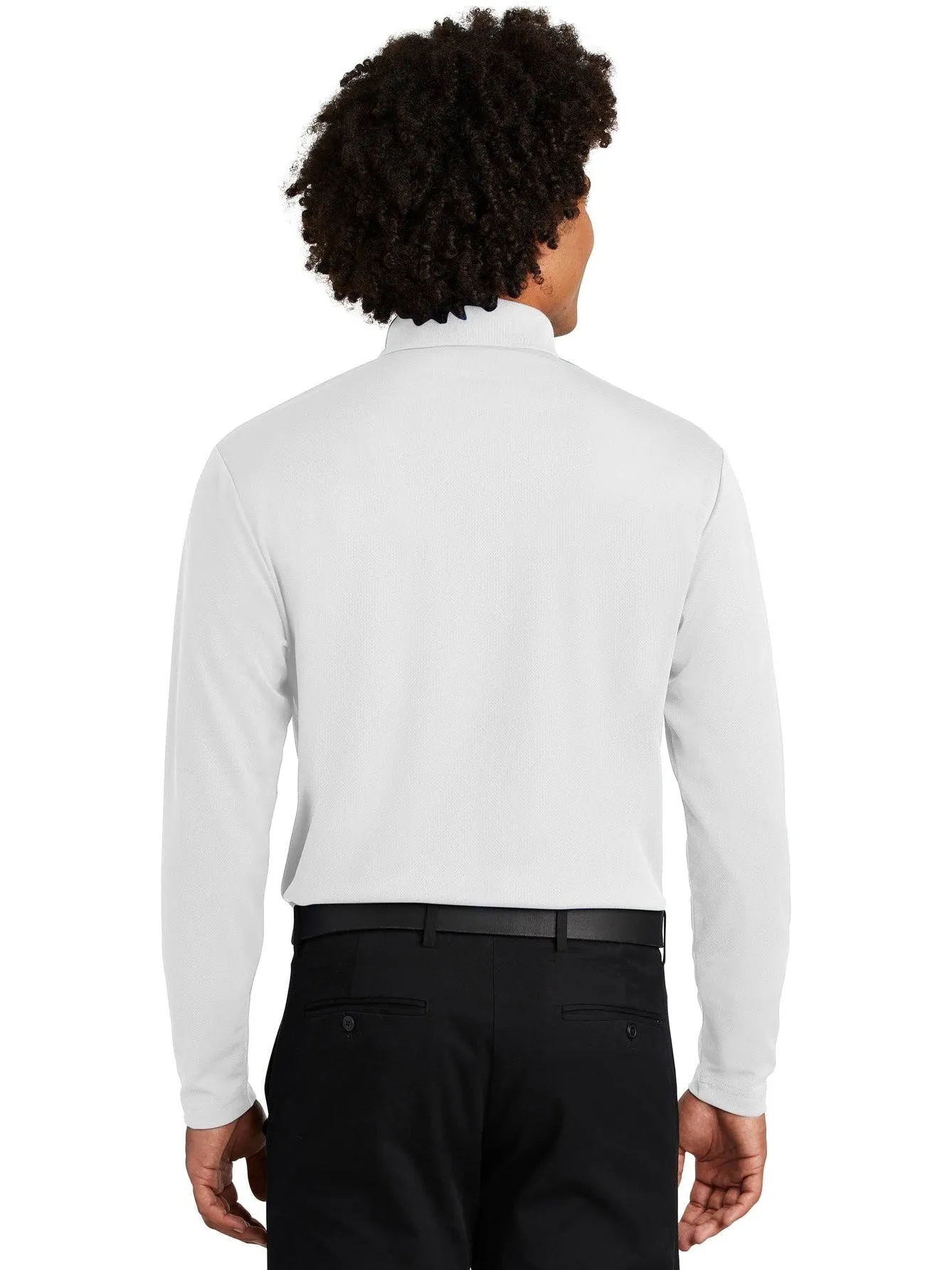 Sport-TekPosiChargeRacerMeshLong Sleeve Polo