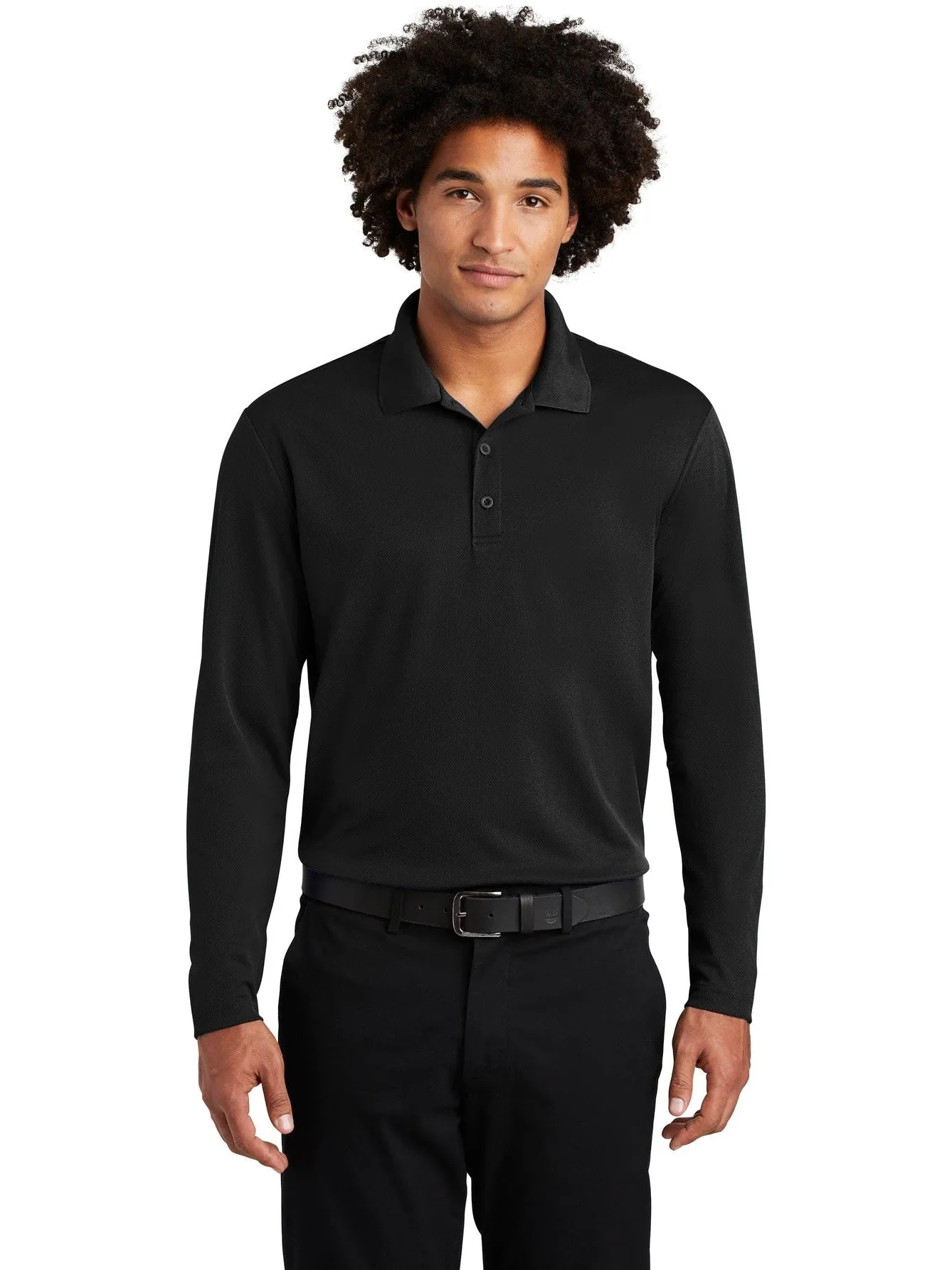 Sport-TekPosiChargeRacerMeshLong Sleeve Polo