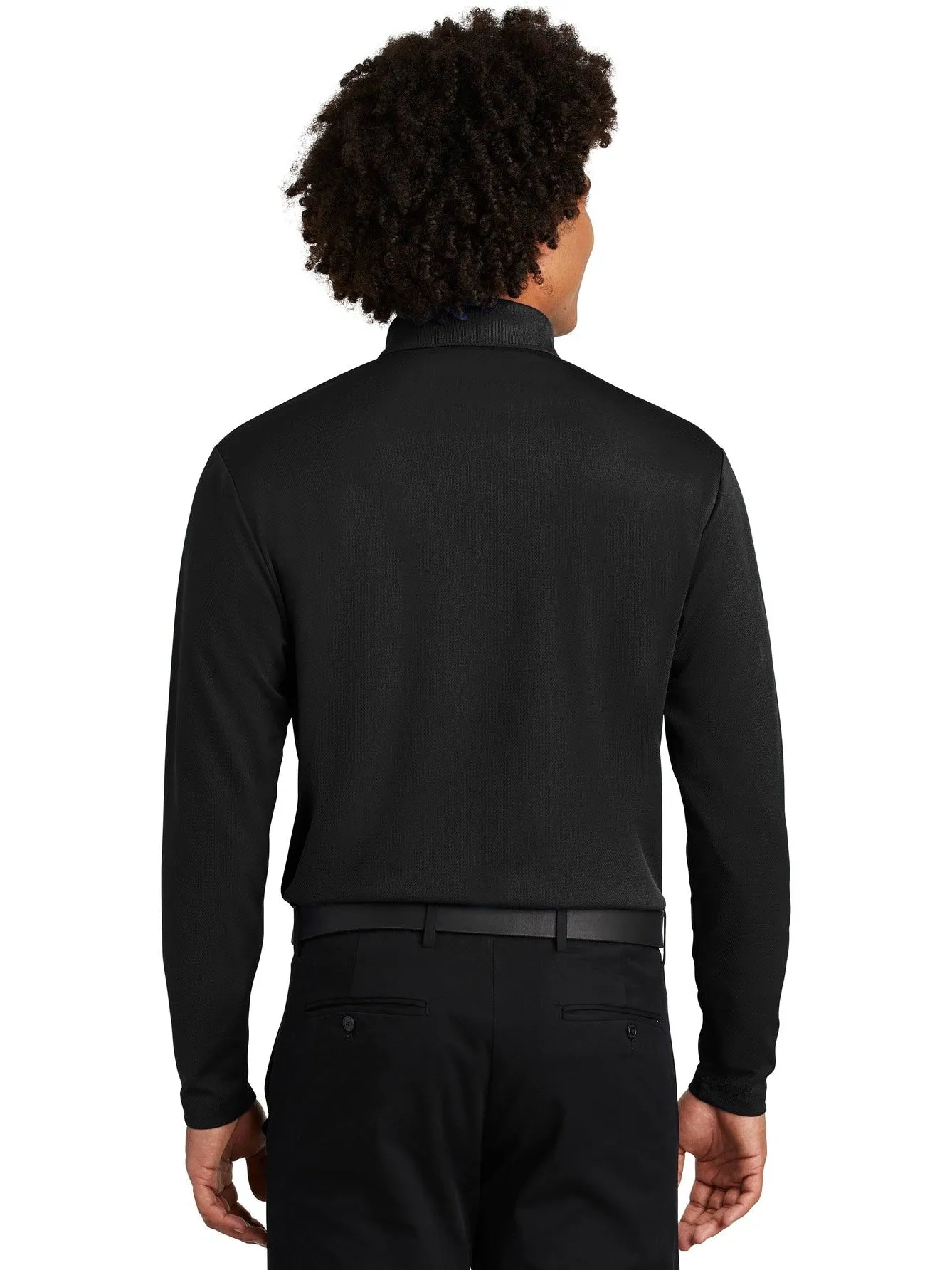 Sport-TekPosiChargeRacerMeshLong Sleeve Polo