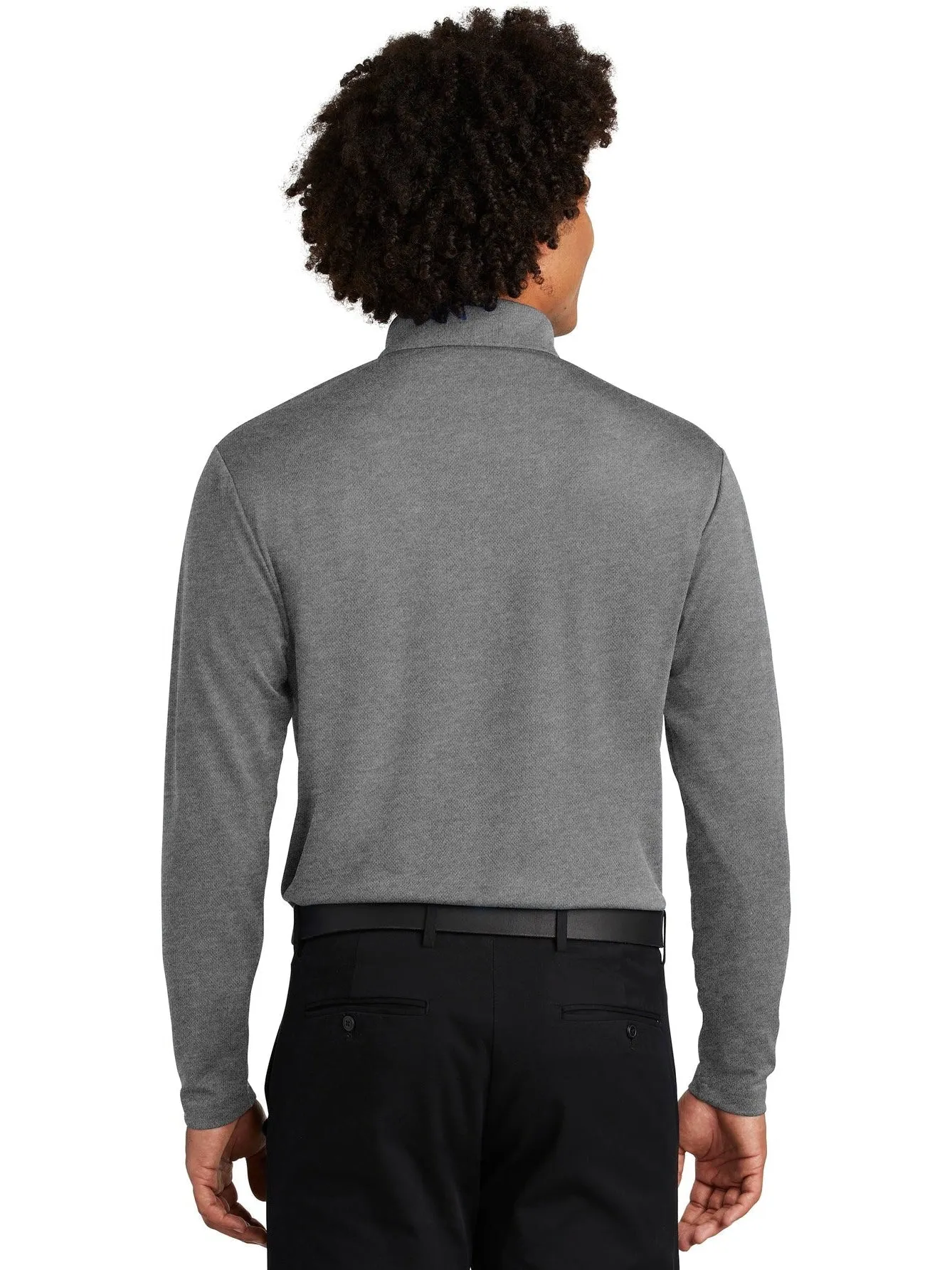 Sport-TekPosiChargeRacerMeshLong Sleeve Polo