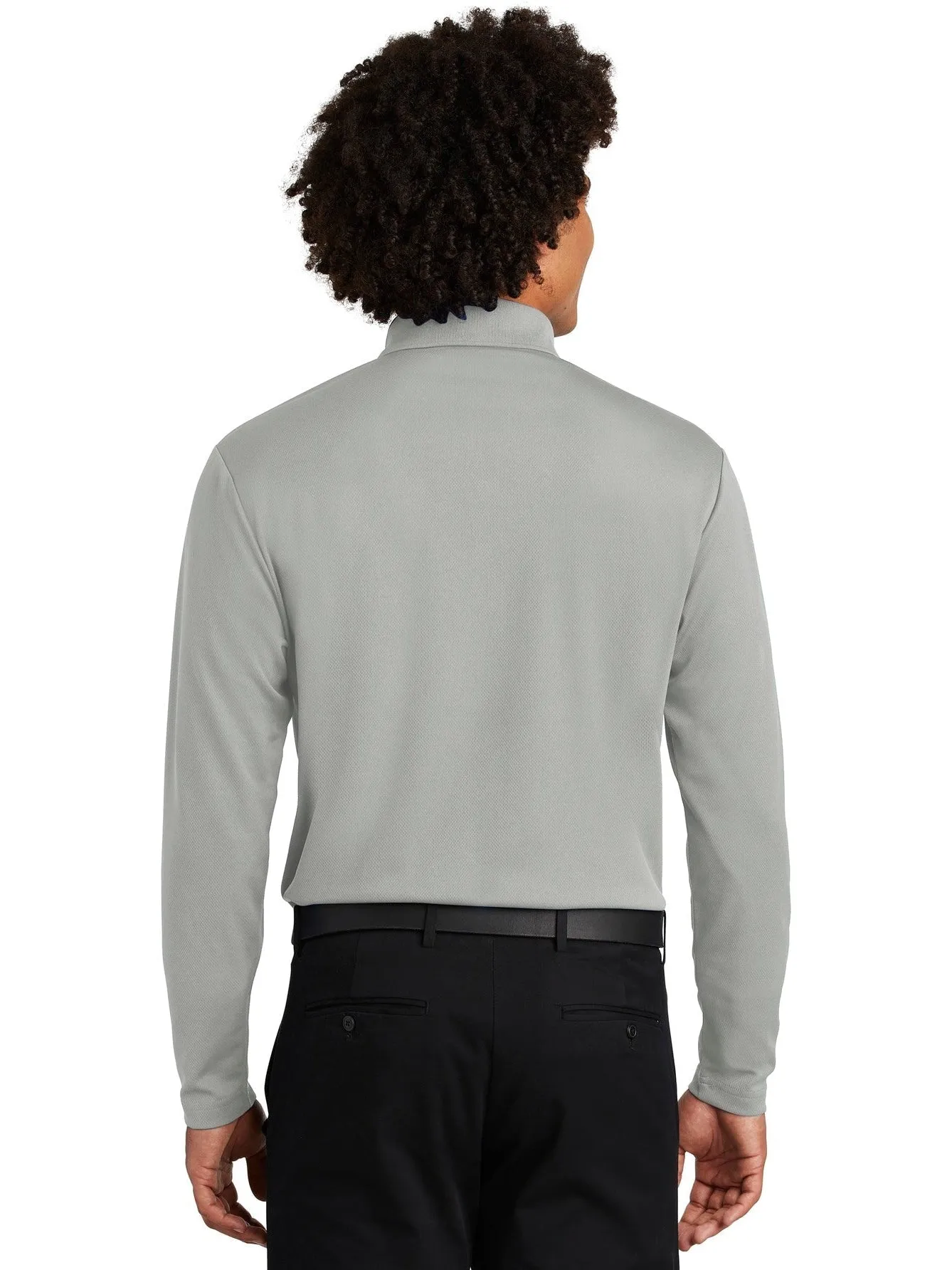 Sport-TekPosiChargeRacerMeshLong Sleeve Polo