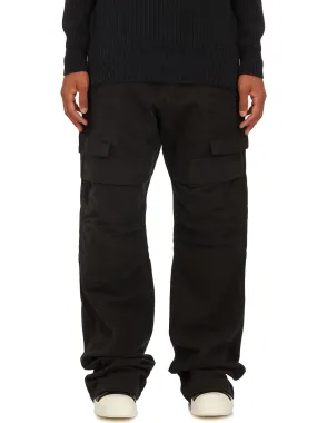 STEFAN CARGO BLACK TROUSERS