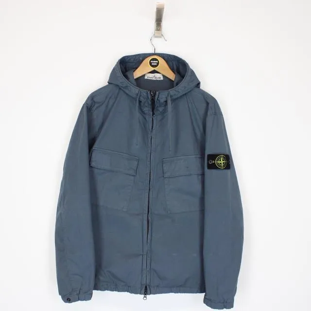 Stone Island SS 2024 Supima Cotton Twill Stretch-TC Jacket Large