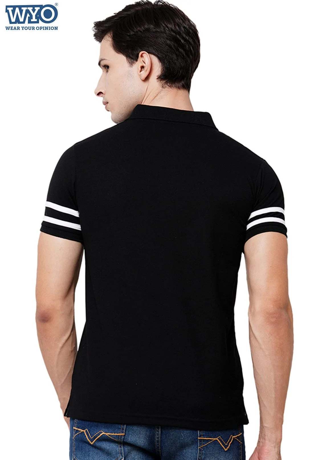 Superhero Punisher Stripe Polo