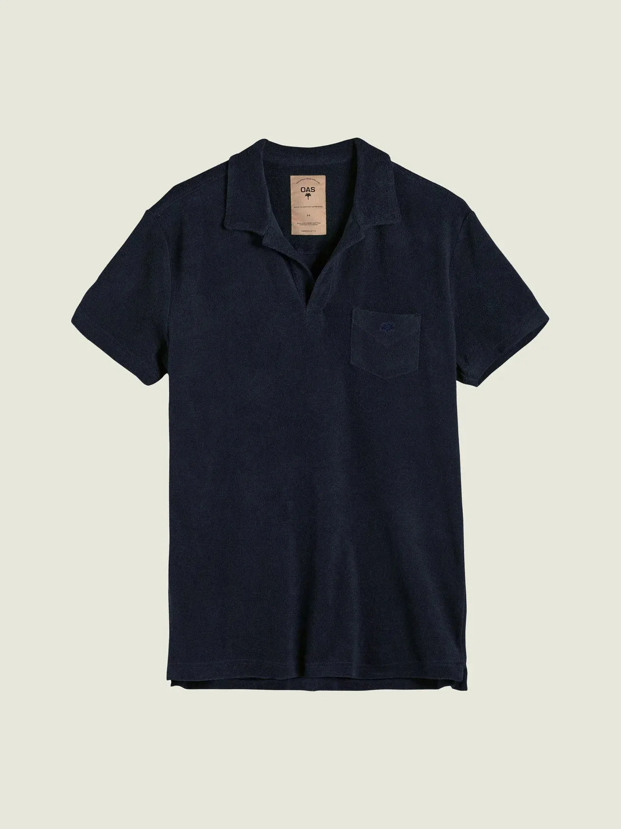 Terry Polo Shirt - Navy