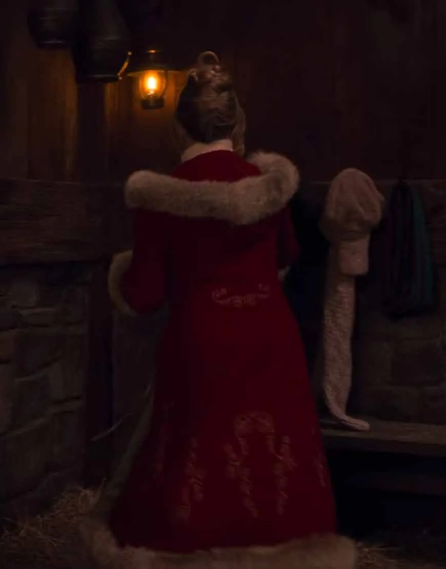 The Christmas Chronicles 2 Goldie Hawn Coat | Mrs. Claus Red Coat