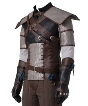 The Witcher 3 Wild Hunt Geralt Cosplay Leather Costume - Famous Jackets