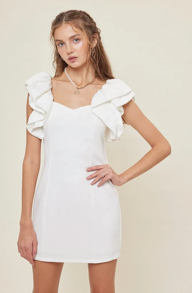 TIME AFTER TIME DRESS IN WHITE