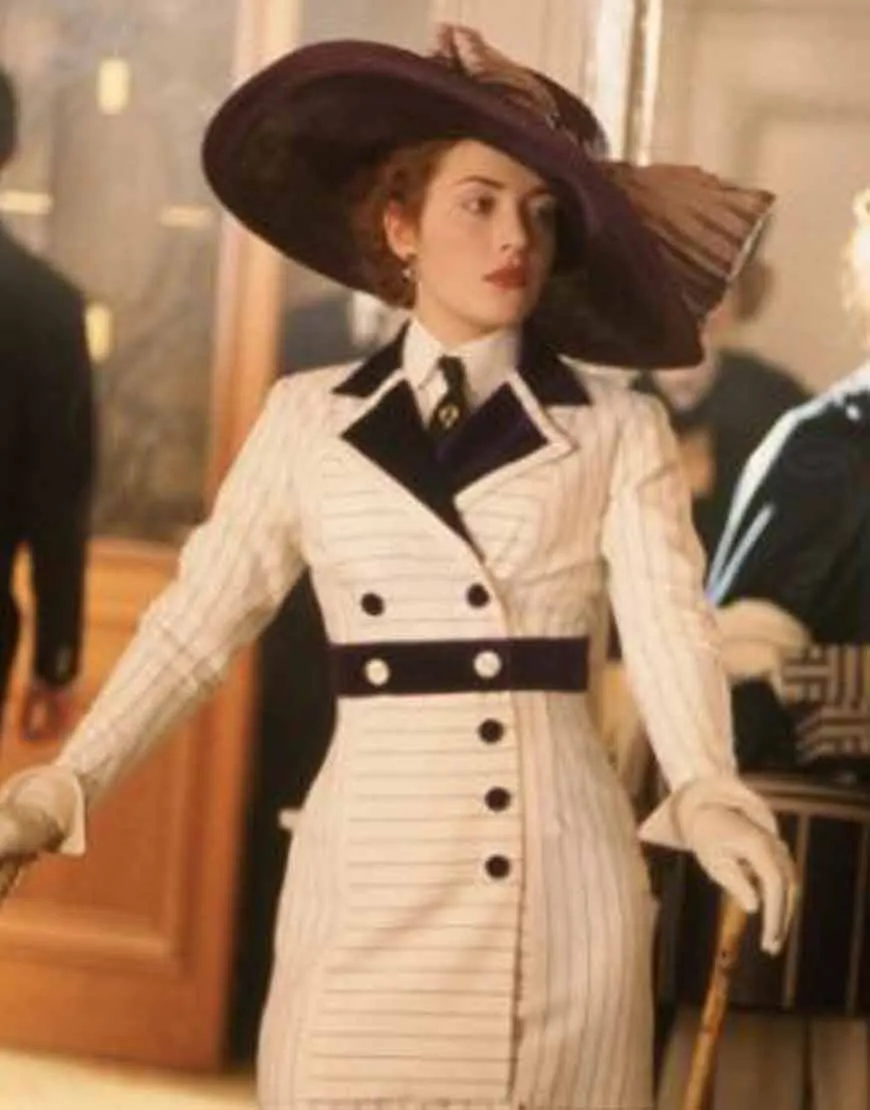 Titanic Rose Dewitt Bukater Coat | Kate Winslet Coat