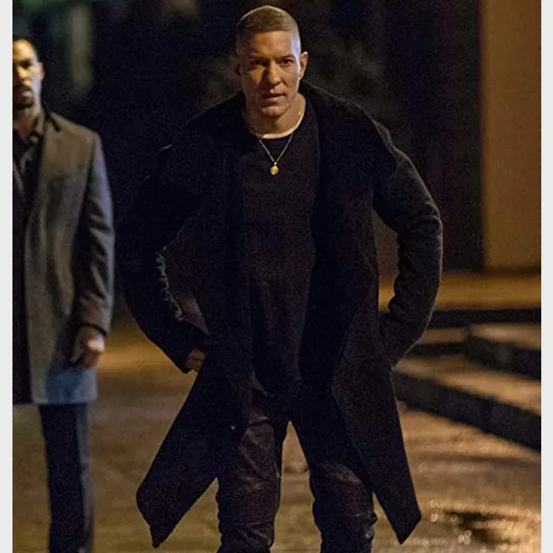 Tommy Egan Black Coat | Power Joseph Sikora Coat