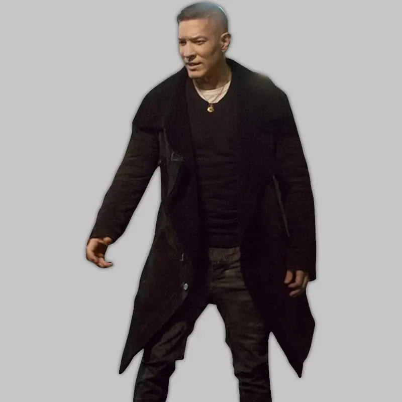 Tommy Egan Black Coat | Power Joseph Sikora Coat