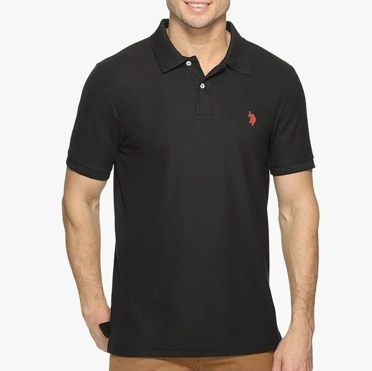 US POLO ASSN.  |Street Style Plain Cotton Short Sleeves Logo Polos