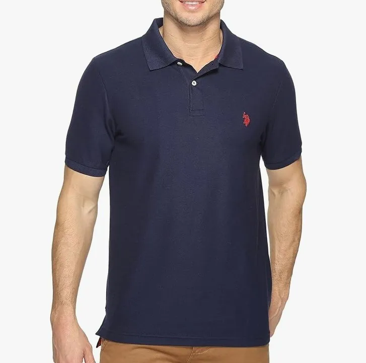 US POLO ASSN.  |Street Style Plain Cotton Short Sleeves Logo Polos