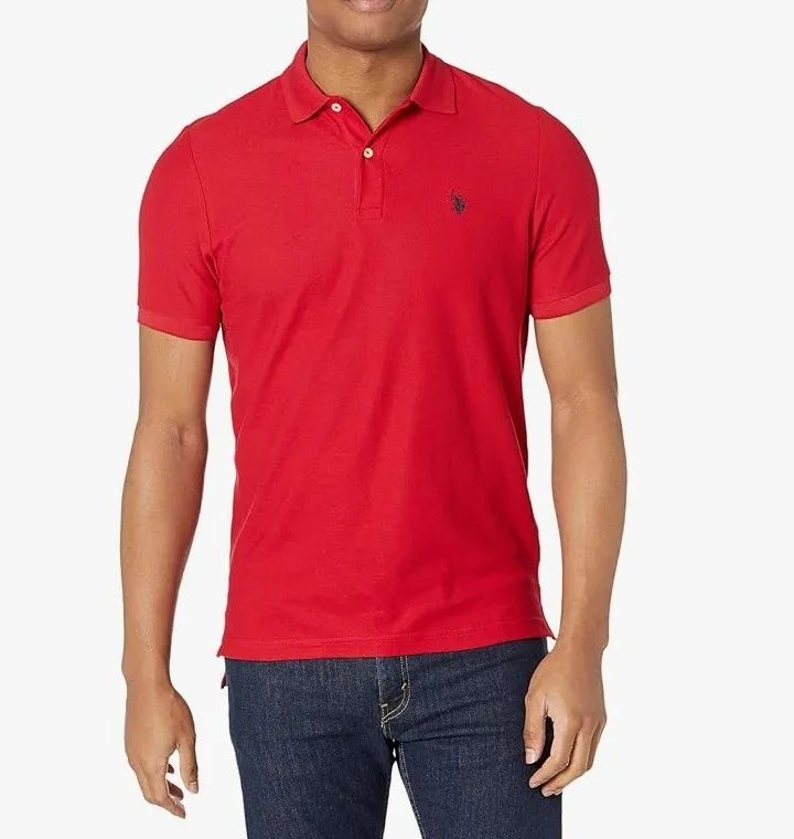 US POLO ASSN.  |Street Style Plain Cotton Short Sleeves Logo Polos