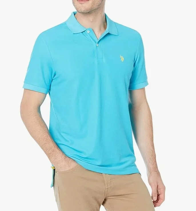 US POLO ASSN.  |Street Style Plain Cotton Short Sleeves Logo Polos