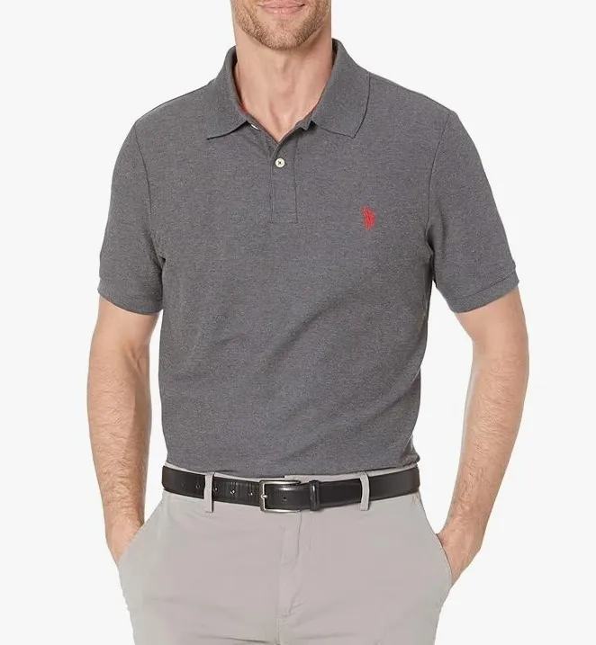 US POLO ASSN.  |Street Style Plain Cotton Short Sleeves Logo Polos