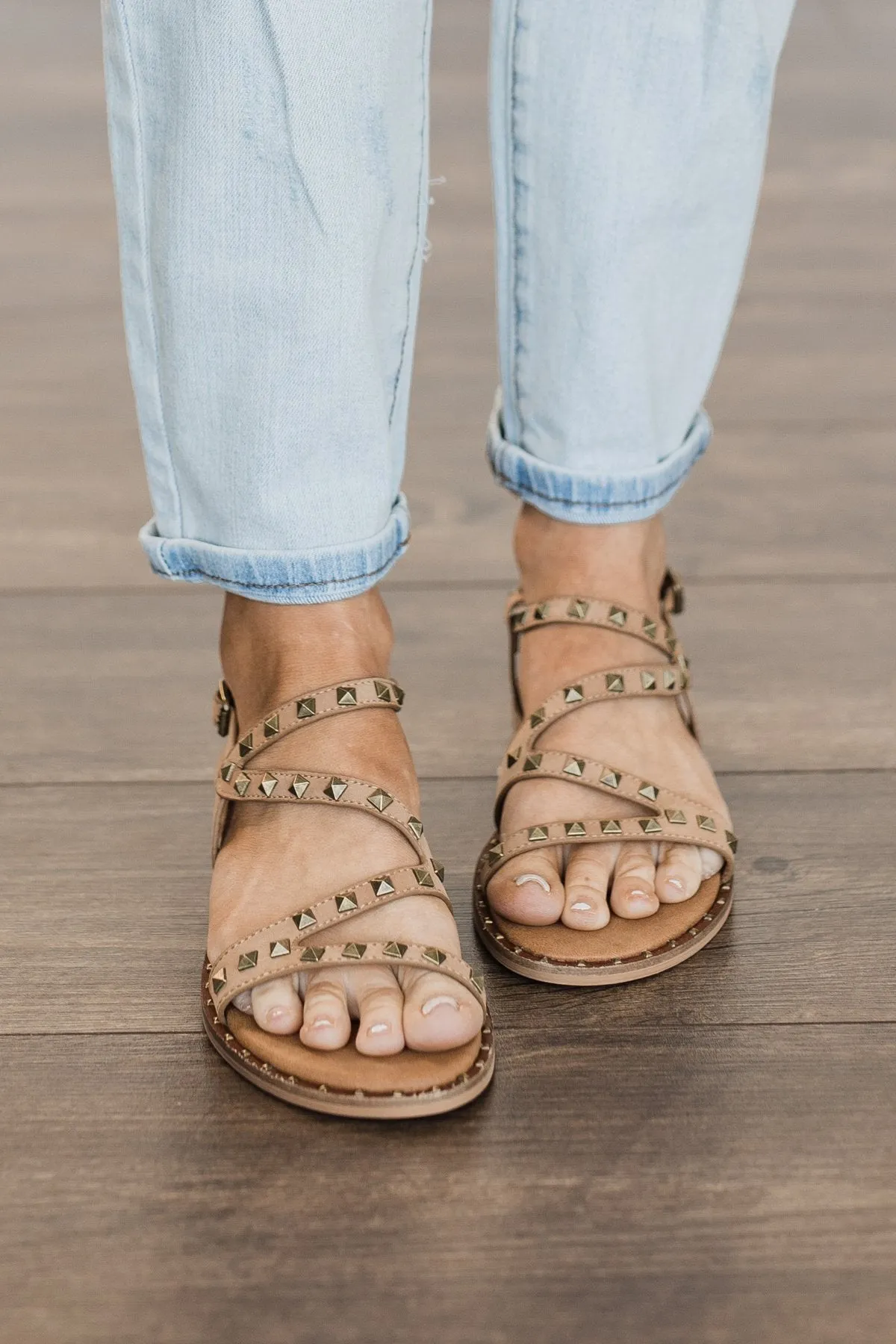 Very G Athena Sandals- Tan