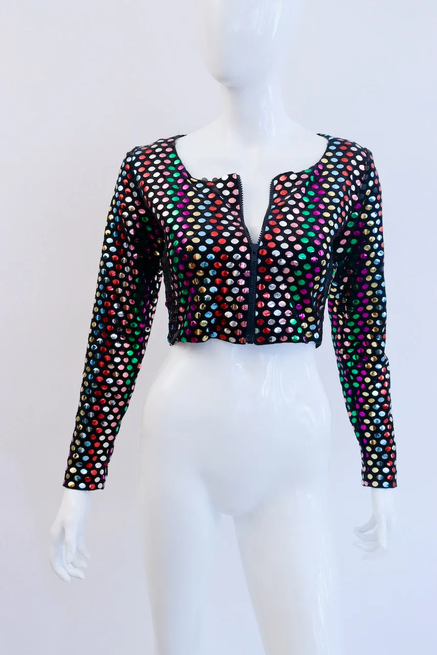 Vintage BETSEY JOHNSON Cropped Jacket