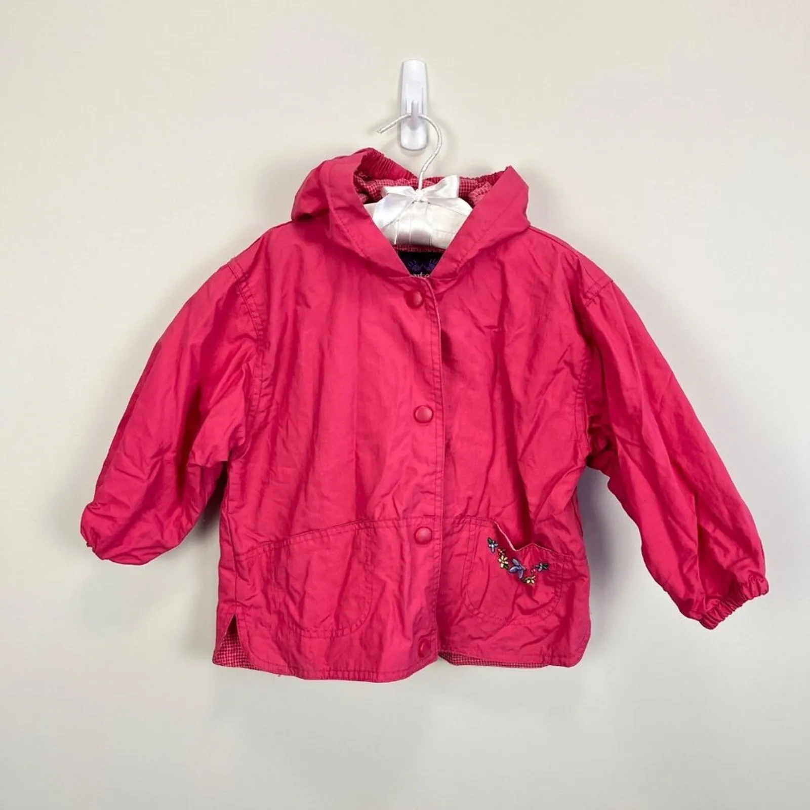 Vintage Carter's Hooded Pink Jacket 24 Months