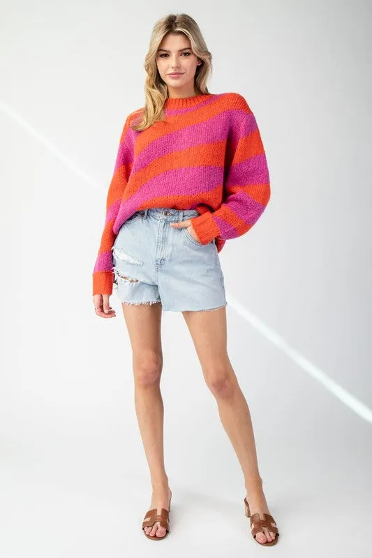 Wavy Stripe Sweater