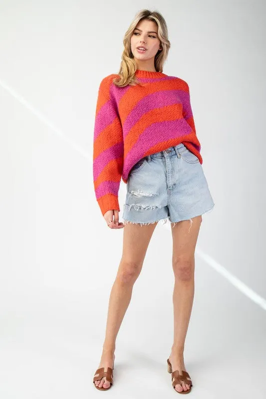 Wavy Stripe Sweater