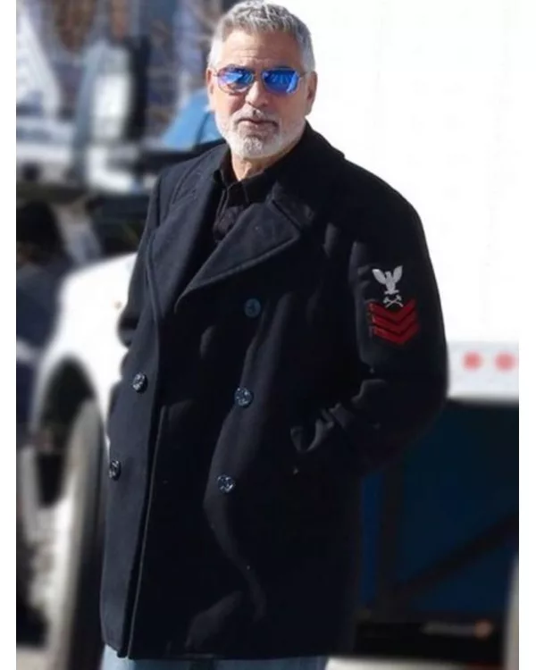 Wolfs 2024 Coat | George Clooney Black Coat