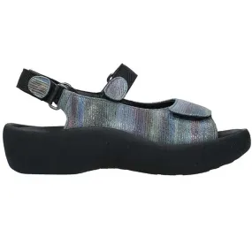 Wolky Jewel Sandal Ligned Suede Multi Jeans 0320443984 (Women's)