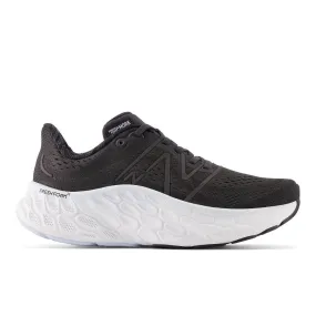 Women's New Balance Fresh Foam X More v4, Black, 8.5 D Wide