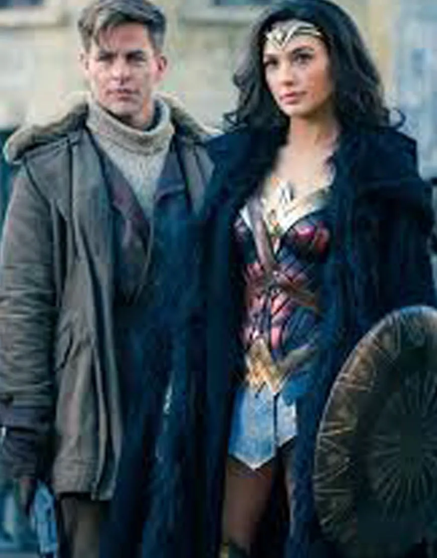 Wonder Woman 1984 Chris Pine Trench Coat - Steve Trevor Brown Coat