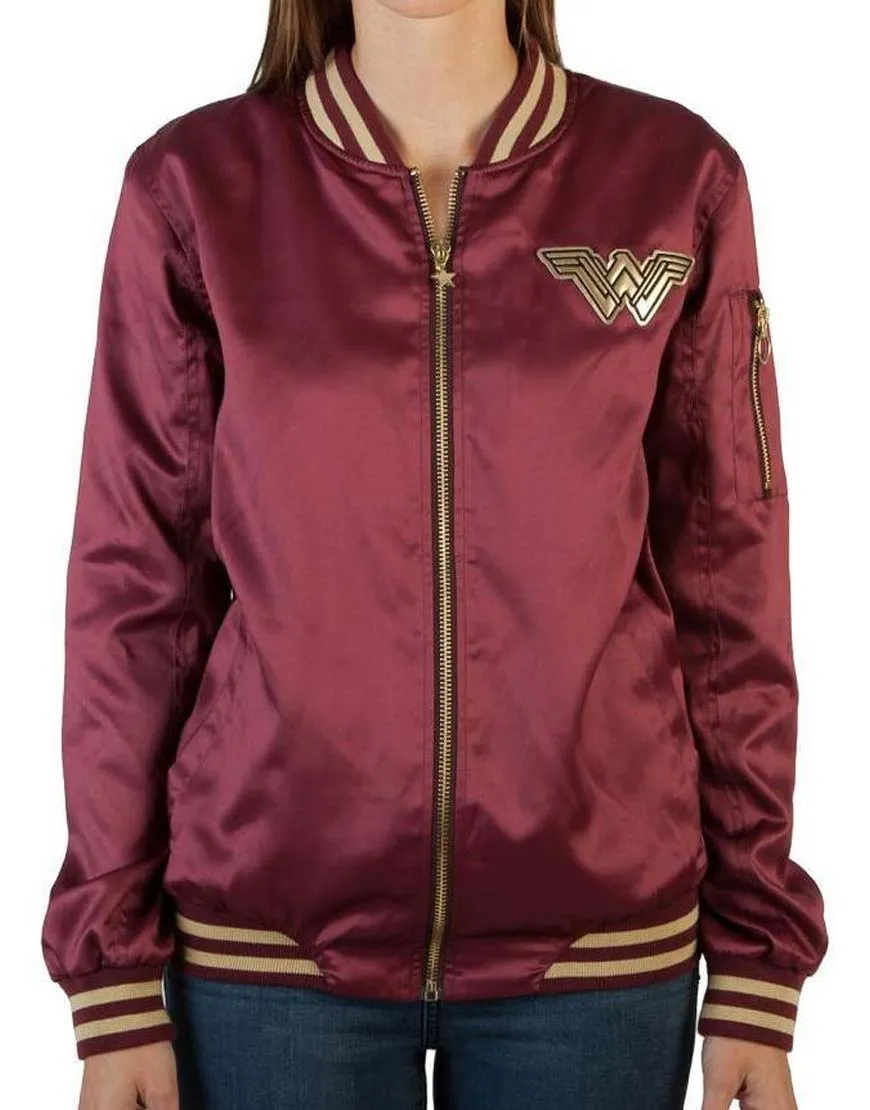 Wonder Woman Varsity Jacket | Letterman Style Jacket