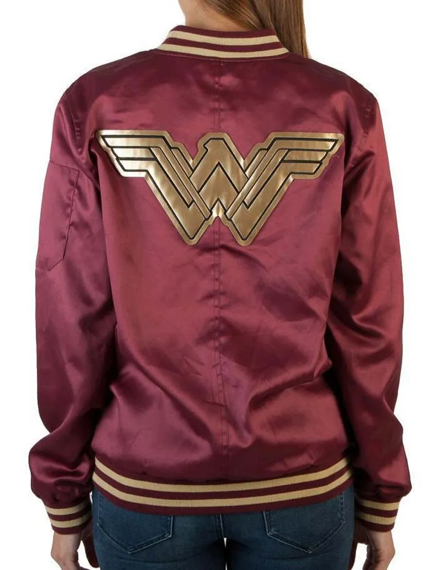 Wonder Woman Varsity Jacket | Letterman Style Jacket