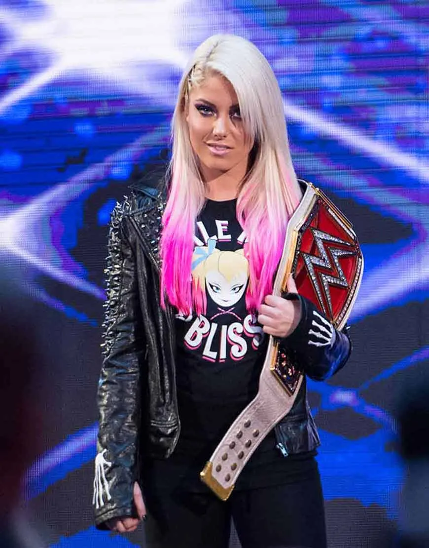 WWE Alexa Bliss Studded Leather Jacket | Ujackets.com - WWE Jackets