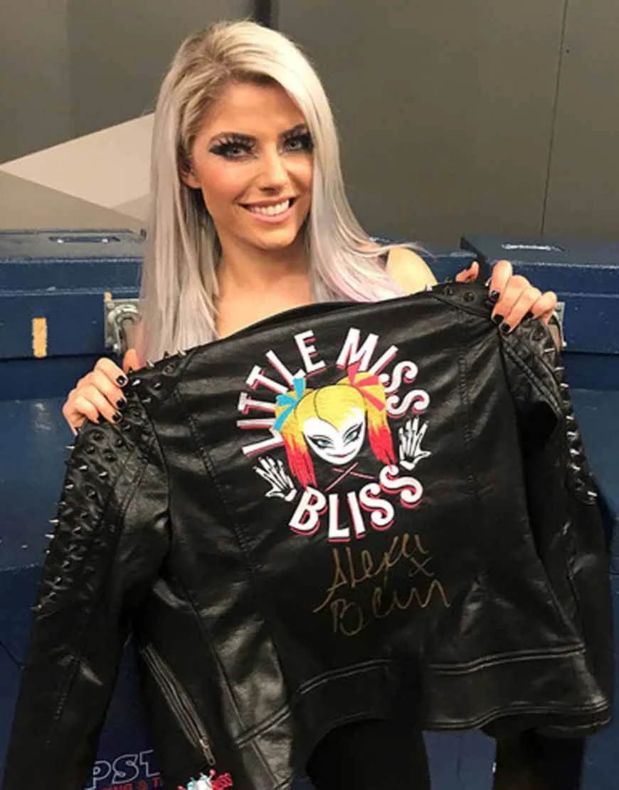 WWE Alexa Bliss Studded Leather Jacket | Ujackets.com - WWE Jackets