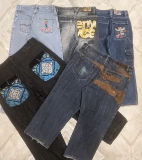 Y2k hip hop baggy jeans