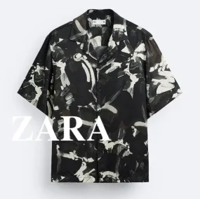 ZARA  |Short Sleeves Shirts